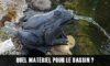Quel matériel pour le bassin ?